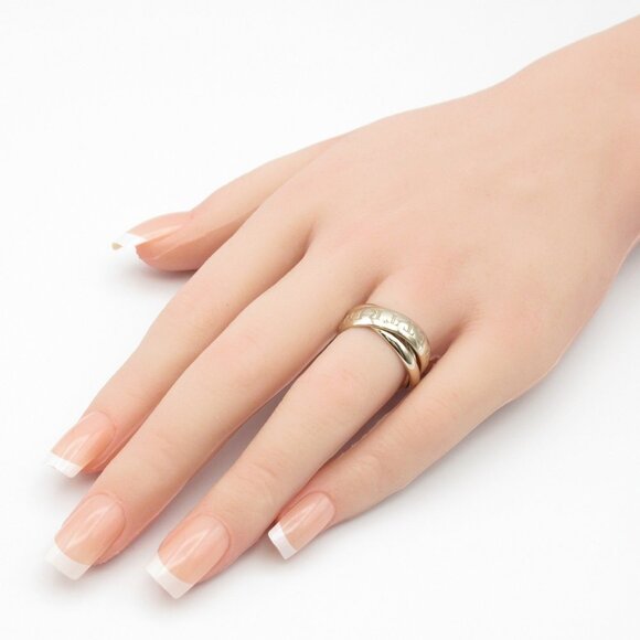 CARTIER 18k White Gold Trinity Ring - Picture 8 of 8